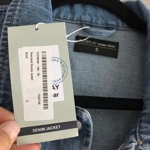 R. Display Jackets & Coats - Oversized denim trucker jacket R. Display Jackets & Coats - Oversized denim trucker jacket